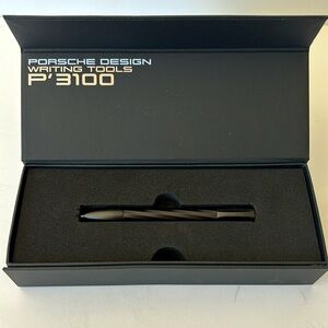 Porsche Design Writing Tool Matte Black Twist Pen